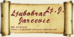 Ljubobrat Jarčević vizit kartica